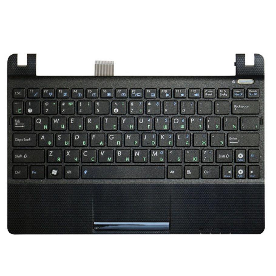 Клавиатура для ноутбука Asus Eee PC 1018P, 1018PB, черная, верхняя панель в сборе