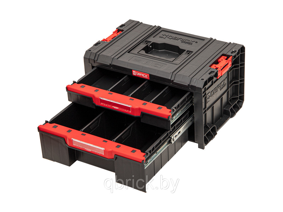 Ящик для инструментов Qbrick System PRO Drawer 2 Toolbox Basic, черный