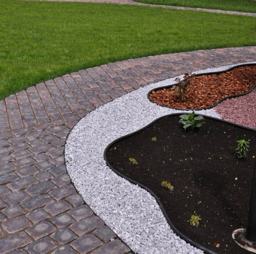 Бордюрная лента "КАНТА", гибкий садовый бордюр, 10 метров (оливковый) - фото 8 - id-p153842053