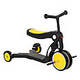 Самокат беговел велосипед детский 5 в 1с ручкой PITUSO желтый HD-200B, фото 3
