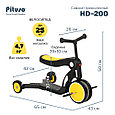 Самокат беговел велосипед детский 5 в 1 с сидением PITUSO желтый HD-200, фото 5