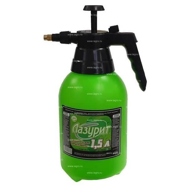 Опрыскиватель пневматический ручной "Лазурит" 1,5л // Инструм-Агро
