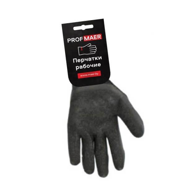Перчатки рабочие GOLD BLACK LINE PROTECT2U S9 (с ярлыкодержателем)//PROFMAER