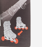 Детские ролики с раздвижным механизмом и светящимися колесами, высокопрочные роликовые коньки для детей - фото 10 - id-p82143652