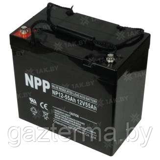 Аккумулятор NPP NP12-55Ah AGM - фото 1 - id-p203729447