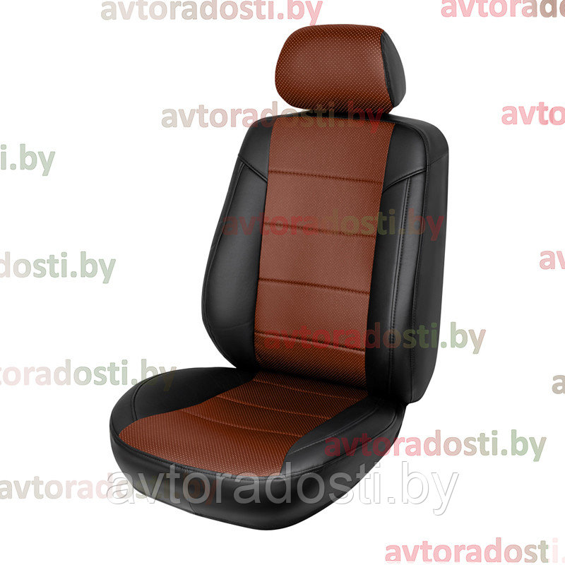 Чехлы на сиденья для Peugeot 807 (2002-2014) 5 мест / Пежо 807 (цветная вставка)