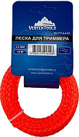 Леска триммерная витой квадрат д.3 Vertex (15 метров)