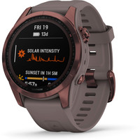 Умные часы Garmin Fenix 7S Sapphire Solar 42 мм (темно-бронзовый титан/сланцевый) - фото 2 - id-p189345964