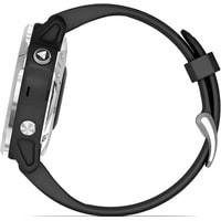 Умные часы Garmin Fenix 6 Solar 42 мм (серебристый/черный) - фото 4 - id-p180437514