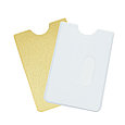 Белые чехлы для пластиковых карт из ПВХ под печать, фото 5