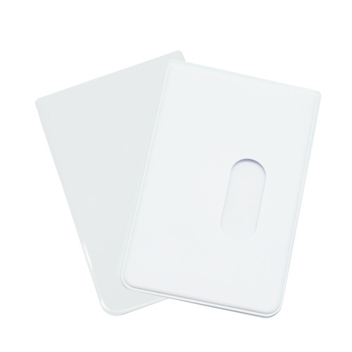 Белые чехлы для пластиковых карт из ПВХ под печать - фото 8 - id-p27858651