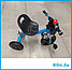 Велосипед детский Малютка трёхколёсный красный с корзинкой для детей малышей, беговел для самых маленьких, фото 2
