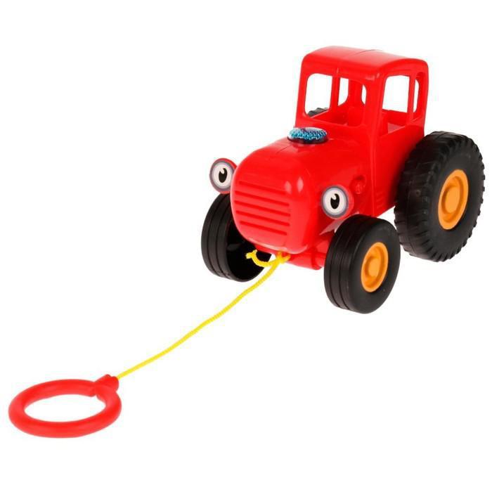 Музыкальная игрушка "Синий трактор" цвет красный, 30 песен, загадок, звук и свет - фото 1 - id-p203444525
