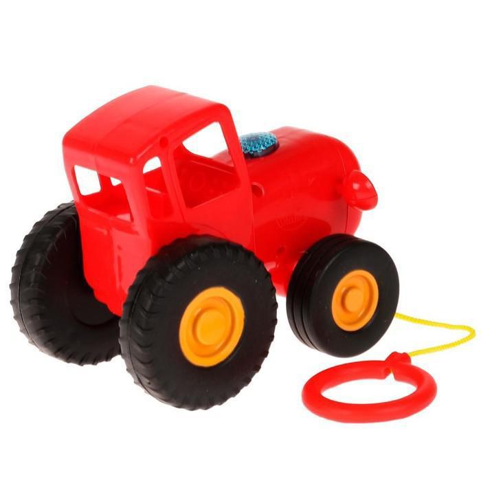 Музыкальная игрушка "Синий трактор" цвет красный, 30 песен, загадок, звук и свет - фото 3 - id-p203444525