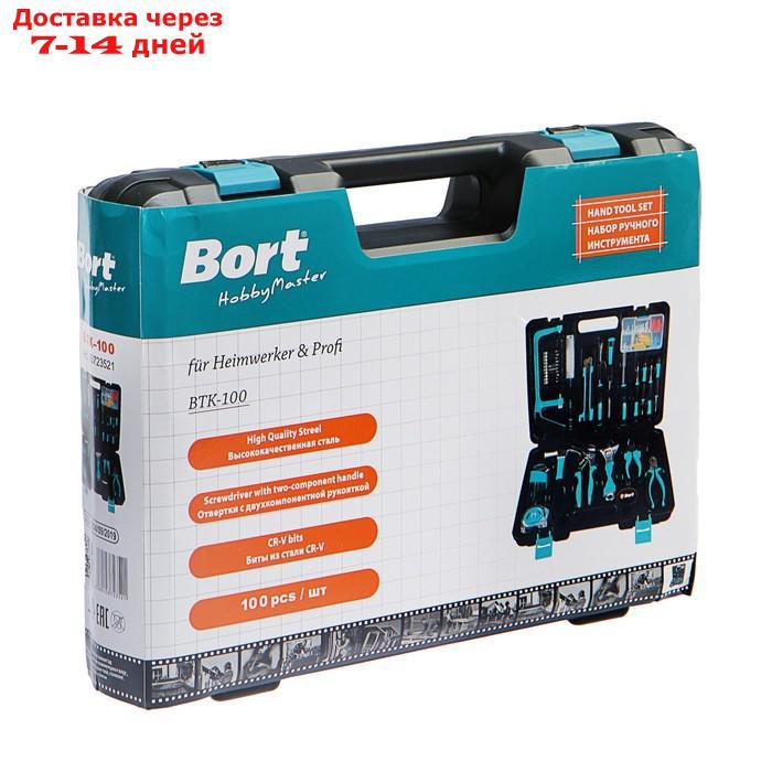 Набор инструментов Bort BTK-100, 100 предметов, кейс - фото 4 - id-p203358699
