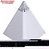 Будильник LuazON LB-05 "Пирамида", 7 цветов дисплея, термометр, подсветка, МИКС, фото 2