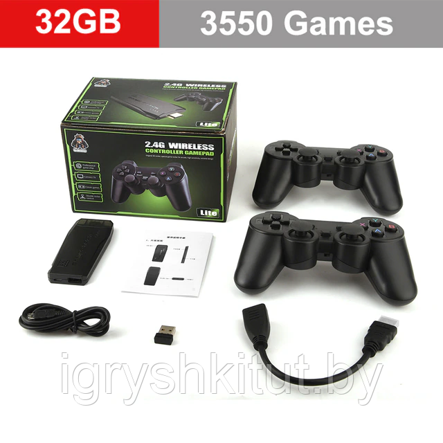 Игровая приставка 2,4G Wireless Controller Game pad, 32 GB