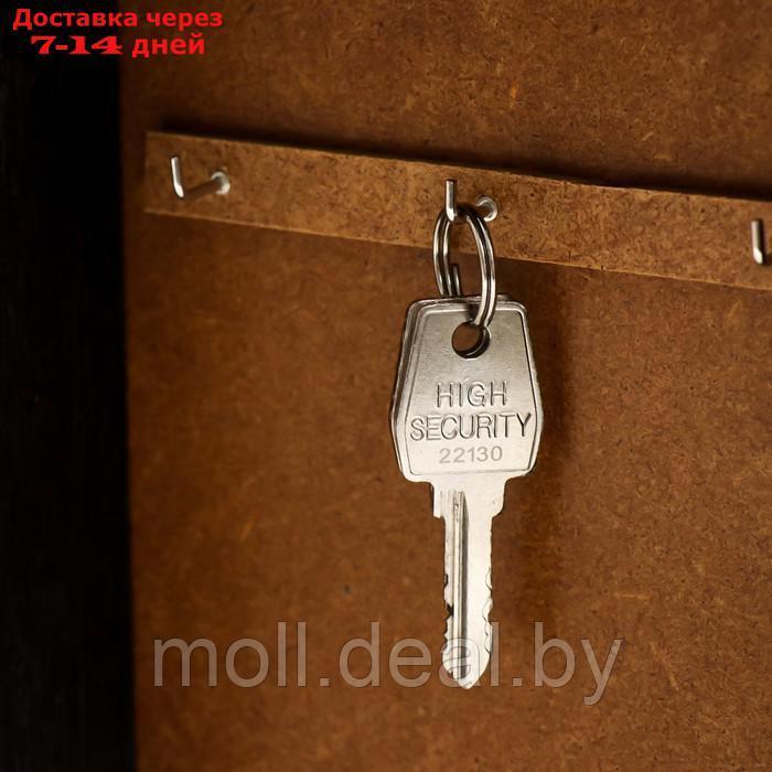 Ключница "Журавль" 17х22 см,венге - фото 4 - id-p203698063