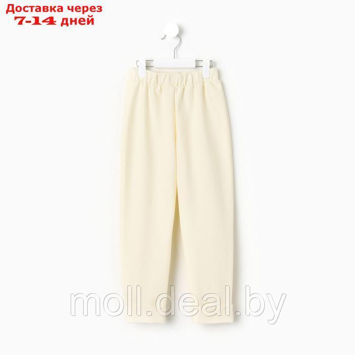 Костюм детский (свитшот, брюки) MINAKU цвет молочный, рост 134 см - фото 10 - id-p203698255