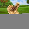 Садовая фигура "Зайка в соломенной шляпе с цветочком" 12х13х21,5см, фото 7