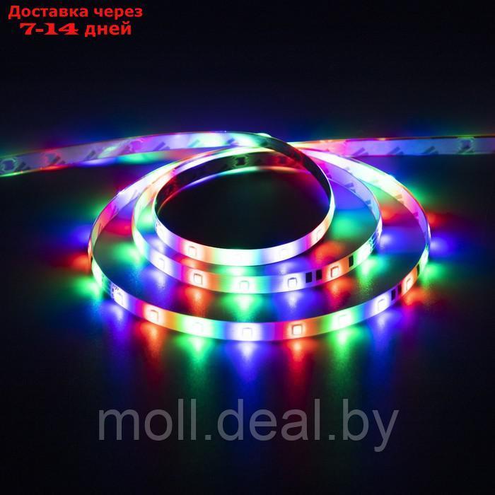 Комплект светодиодной ленты 12В, SMD2835, 5 м, IP65, с аксесс., 54 LED/м, RGB - фото 1 - id-p203687991