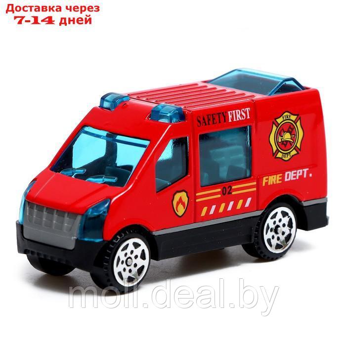 Набор металлических машин "Пожарная служба", 6 шт. - фото 2 - id-p203689725