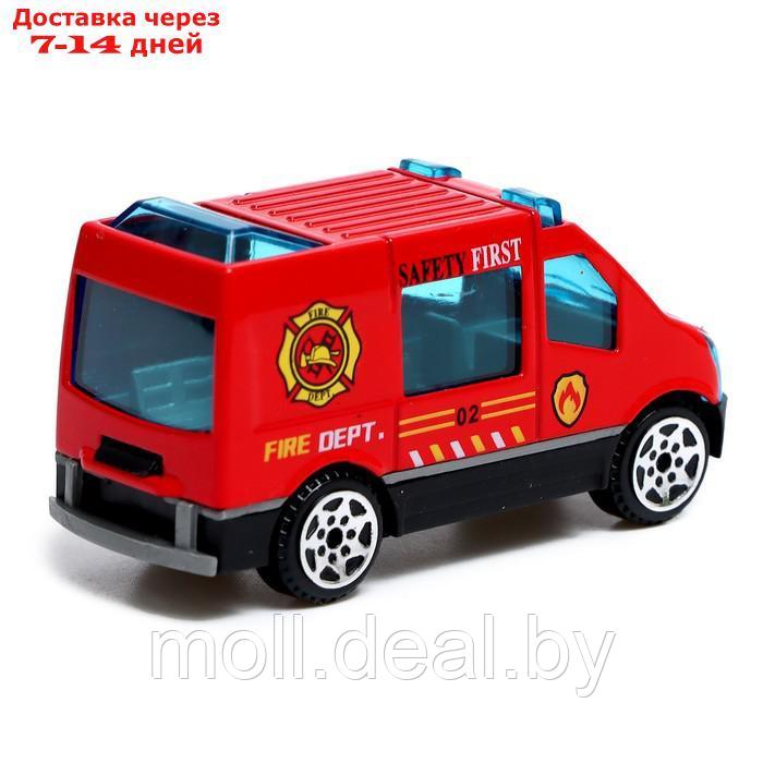 Набор металлических машин "Пожарная служба", 6 шт. - фото 4 - id-p203689725