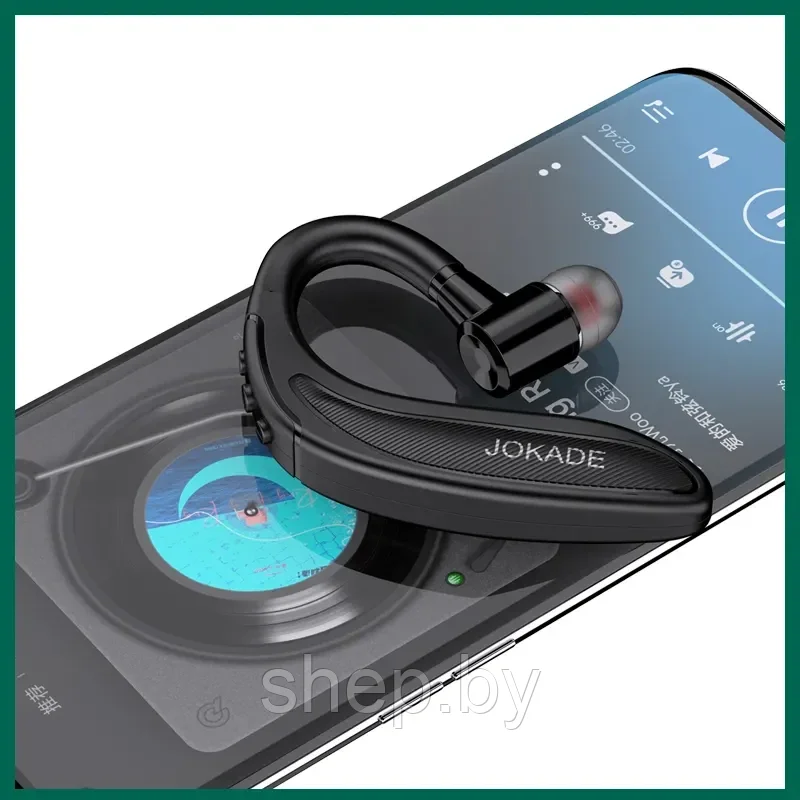 Bluetooth-гарнитура JOKADE JI003 цвет: черный - фото 4 - id-p203762625