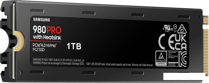 SSD Samsung 980 Pro с радиатором 1TB MZ-V8P1T0CW