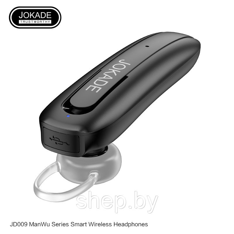 Bluetooth-гарнитура JOKADE JD009 цвет: черный - фото 1 - id-p203762630