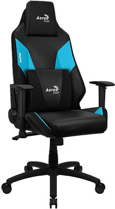 Кресло AeroCool Admiral (черный/голубой), фото 2