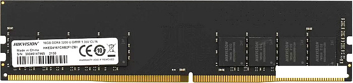 Оперативная память Hikvision 16ГБ DDR4 3200 МГц HKED4161CAB2F1ZB1/16G - фото 1 - id-p183046446