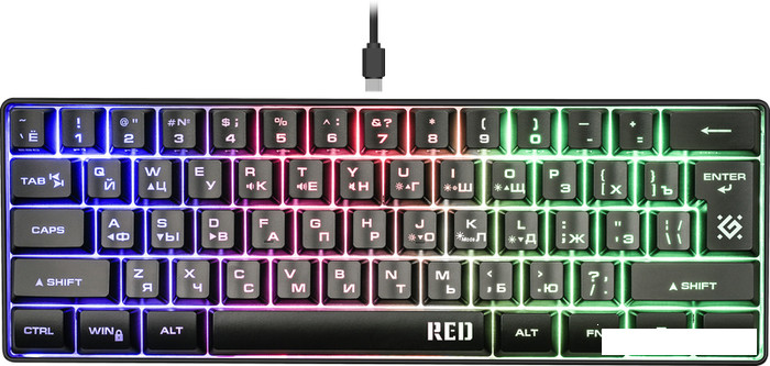 Клавиатура Defender Red GK-116