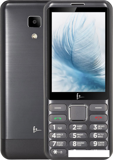 Кнопочный телефон F+ S350 (темно-серый) - фото 1 - id-p202718943