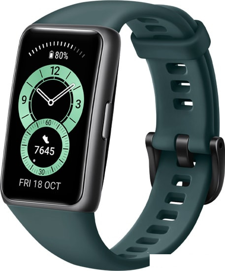 Умные часы Huawei Band 6 (насыщенный зеленый) - фото 1 - id-p202718050
