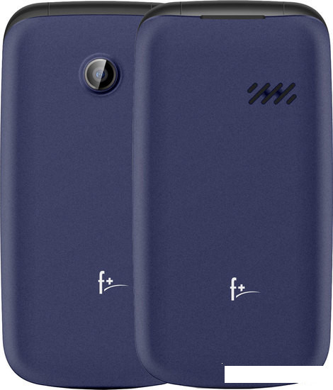 Кнопочный телефон F+ Flip 3 (синий) - фото 1 - id-p202719236