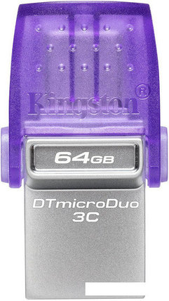 USB Flash Kingston DataTraveler MicroDuo 3C USB 3.2 Gen 1 64GB, фото 2