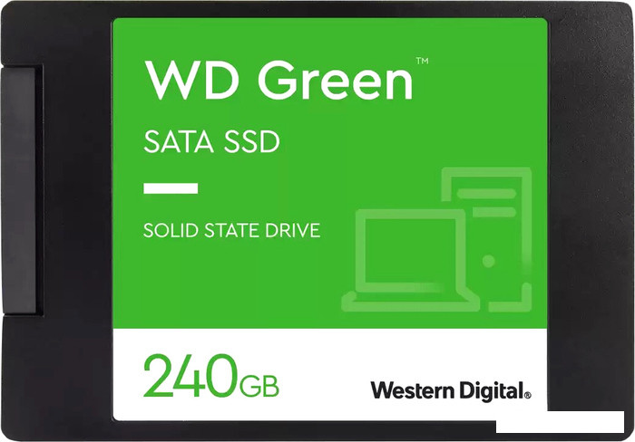 SSD WD Green 240GB WDS240G3G0A - фото 1 - id-p194219762