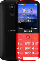 Кнопочный телефон Philips Xenium E227 (красный)