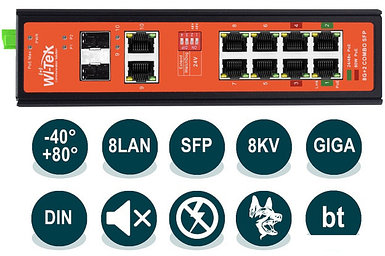 Неуправляемый коммутатор Wi-Tek WI-PS310GF-I (v2)