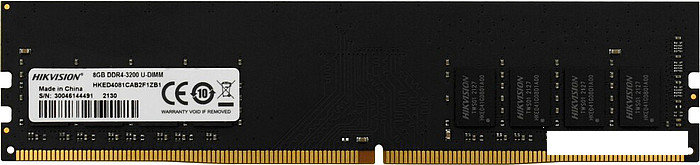 Оперативная память Hikvision 8ГБ DDR4 3200 МГц HKED4081CAB2F1ZB1/8G, фото 2