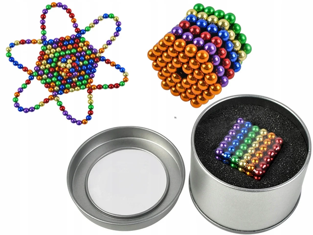 Магнитный конструктор разноцветный Neocube ( Неокуб ) - фото 2 - id-p203762770
