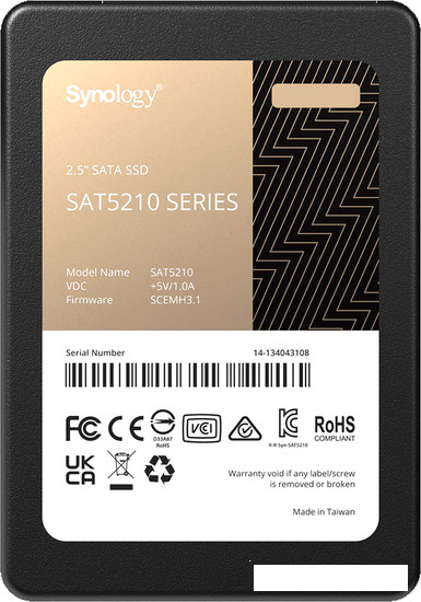 SSD Synology SAT5210 480GB SAT5210-480G - фото 1 - id-p201796717