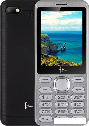 Кнопочный телефон F+ S286 (серебристый), фото 2