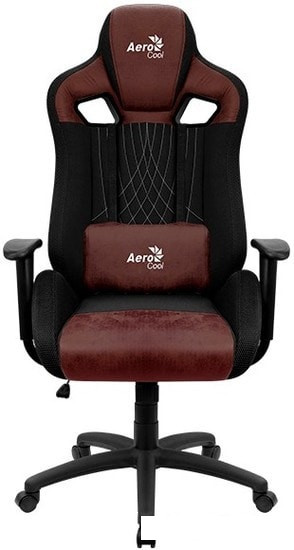 Кресло AeroCool Earl Burgundy Red (черный/красный) - фото 1 - id-p202716172