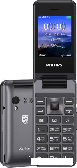 Кнопочный телефон Philips Xenium E2601 (темно-серый) - фото 1 - id-p194526574
