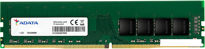 Оперативная память A-Data Premier 8ГБ DDR4 3200 МГц AD4U32008G22-SGN - фото 1 - id-p184724285