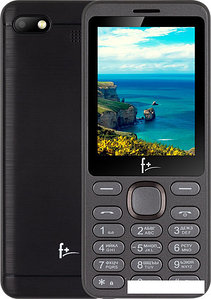 Кнопочный телефон F+ S286 (темно-серый)
