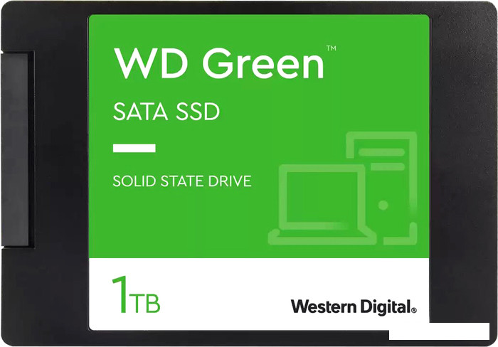 SSD WD Green 1TB WDS100T3G0A - фото 1 - id-p193488670