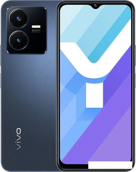 Смартфон Vivo Y22 4GB/64GB (звездный синий) - фото 1 - id-p194828799